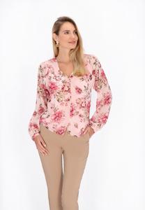 Блуза usha Button-down blouse, Light Rose Multicolor/Light Pink