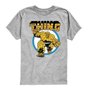 Футболка с принтом The Thing для мальчиков 8-20 Marvel, Athletic Heather