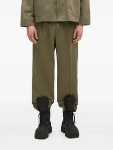 Брюки со складками Neighborhood, зеленый