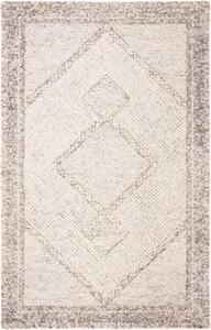 SAFAVIEH Abstract Collection ковер 336 x 458 см большого размера - , Ivory & Grey, ручной работы из шерсти, идеален для помещений с высокой проходимостью в гостиной, спальне (ABT345F)