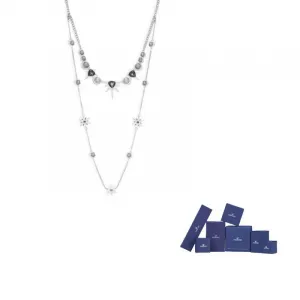 Swarovski Серебряное колье с кристаллом для женщин Silver