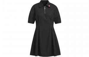 Женское черное платье с коротким рукавом Adidas Neo, черный