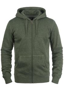 Худи !Solid Zip-Up Hoodie Berti, темно-зеленый