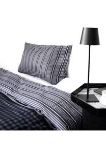 Чёрно-белая постельное бельё из 100% хлопка с пододеяльником и наволочками Cofi, 155x200 см