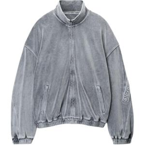 Alexander Wang Куртка унисекс стирка уголь, Washed Charcoal