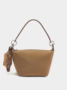 Сумка Parfois Soft Textured Shoulder With Hanging Detail, коричневый