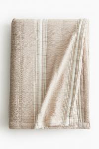 Покрывало H&M Jacquard,  260x260см, бежевый