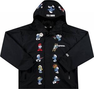 Куртка Supreme x Smurfs GORE-TEX Shell Jacket 'Black', черный