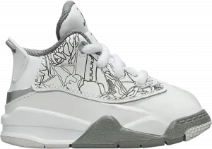 Кроссовки Jordan Dub Zero TD White Cool Grey, белый