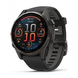 Умные часы Garmin Fenix 8, Sapphire, 43 мм, AMOLED 1.3", Wi-Fi, темно-серый