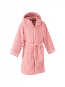 Erwin Müller Детский банный халат из махровой ткани с капюшоном, с изображением единорога, розовый
