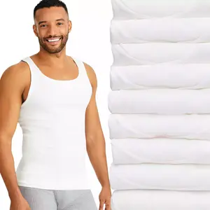 Набор маек Men's Hanes Ultimate, 9 предметов, белый