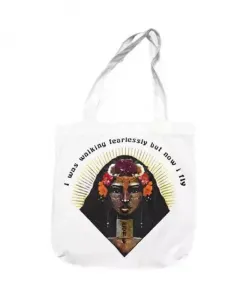 Сумка-Шоппер через плечо с этническим принтом One Teaspoon, белый