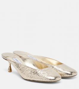 Пикси 50 metallic мюли Jimmy Choo, Gold