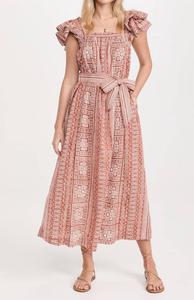 Платье Ingrid Ankle с принтом Tomar Cleobella, цвет tomar print