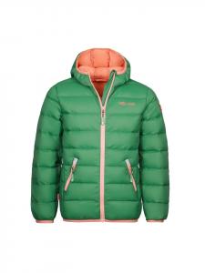 Trollkids Пуховик Dovrefjell зеленого цвета/георгина