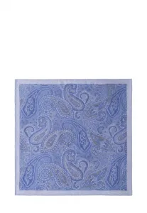 Большой носовой платок с узором пейсли, нагрудный платок Hackett London, Oxford Blue