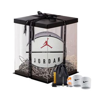 Nike Резиновый баскетбольный мяч серо-фиолетово-белый размер 7 тренировочный унисекс