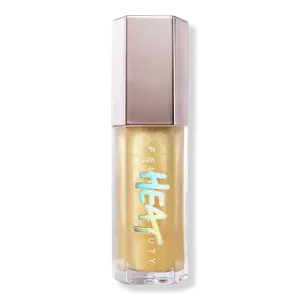 Gloss Bomb Heat Универсальный блеск для губ с эффектом увеличения объема FENTY BEAUTY by Rihanna, Lemon Lava (clear with gold shimmer)