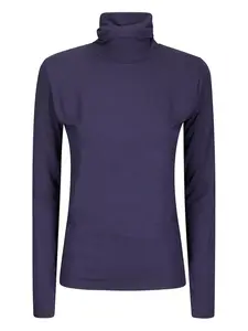 Лонгслив с высоким воротником Hira, синий