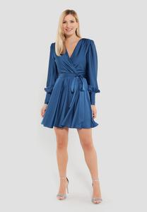 Элегантное платье Swing, мажорель синее