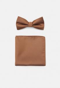 Галстук-бабочка SET - Pocket square Pier One by Zalando, коричневый
