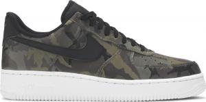 Кроссовки Nike Air Force 1 'Olive Reflective Camo', зеленый