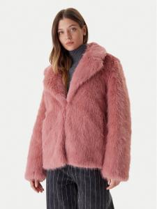 Меховое пальто regular fit Paris GW148STFRL5 Bomboogie, розовый