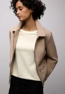 Топ с длинными рукавами gestreiftes Street One, Weiß