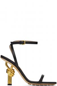 Черные сандалии с узлом Bottega Veneta