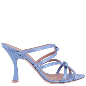 Мэлоун Сулье Боурама 90 Атласные сандалии Malone Souliers, синий