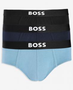 Мужские трусы с логотипом (комплект из 3 штук) Hugo Boss, Blue