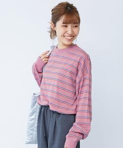 100% хлопок, не подвержен стирке, свободный крой, ребристые рукава, взрослый размер, полосатый, 26SS