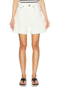 Nina Шорты R13, Bennett White Selvedge