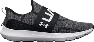 Кроссовки Under Armour Wmns Surge 3 Slip Black White, черный