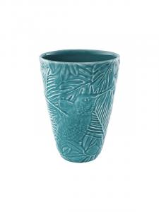 Малая ваза Bordallo Pinheiro, Equatorial, 20х15 см, Лесной синий