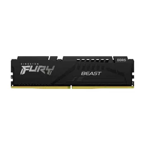 Оперативная память Kingston Fury Beast, 16 Гб DDR5 (1x16 Гб), 5600 МГц, CL40, KF556C40BB-16, черный