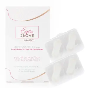 Патчи под глаза с микроиглами гиалуроновой кислоты и октопептидов Inveo Eyes 2 Love, 2 пары