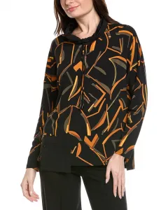 Блузка с принтом от Joseph Ribkoff