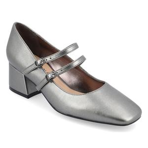 Туфли на ремешке Nally mary jane от Journee, pewter faux leather