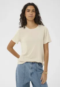Футболка с круглым вырезом slcolumbine, базовая футболка с коротким рукавом Soaked In Luxury, Oatmeal