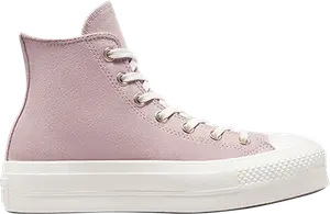 Кроссовки Converse Wmns Chuck Taylor All Star Lift Platform High Stone Mauve, фиолетовый