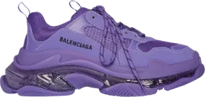 Кроссовки Balenciaga Wmns Triple S Purple, фиолетовый