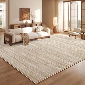 Budis Ковер 200х280 см для гостиной/спальни, винтажный светлый люкс, кремовый, моющийся, стираемый, утолщенный, нескользящий, Jinsha Stone [искусственный кашемир], бархатная поверхность