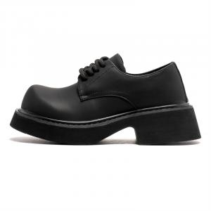 Туфли мужские Men"s Casual Men Mid-Top Weishibangwei, цвет Black Fleece-Lined