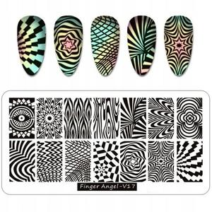 Пластина для штампа для ногтей, Tojato