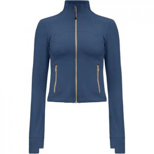 Йога-кофта для женщин Lululemon, twill синий золотой/bltw/золотой/золотой