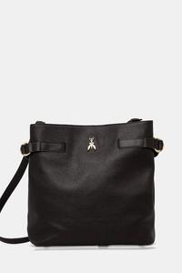 Кожаная сумка Patrizia Pepe, коричневый