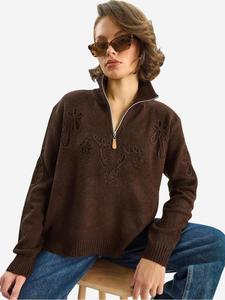 Bianco Lucci Свитер в цвете шоколад