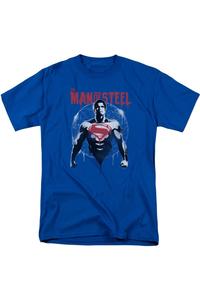 Футболка с коротким рукавом для взрослых Batman V Superman Super Spray Gildan, синий